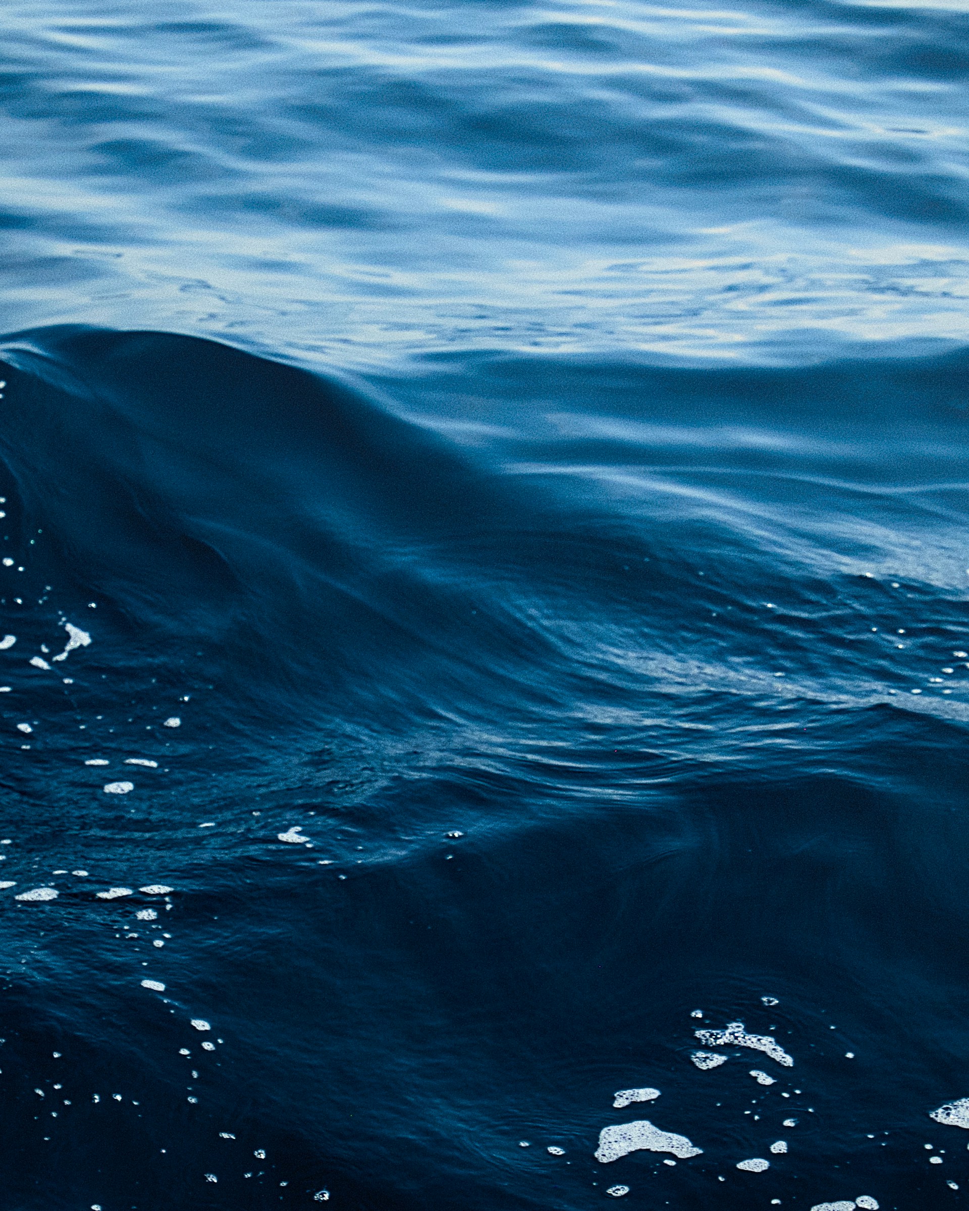 Dark ocean wave surface