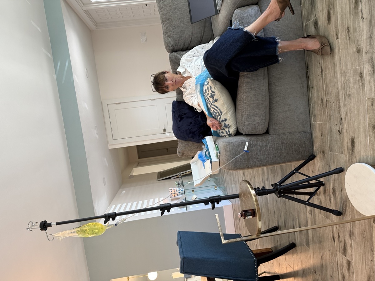 Alicia, St. Pete triathlete who used the Power Up IV drip to prepare for her race