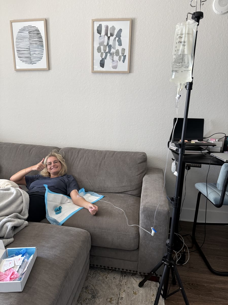 Client who recovered from a stomach illness thanks to Salty Fluids mobile IV hydration service in St. Petersburg, FL