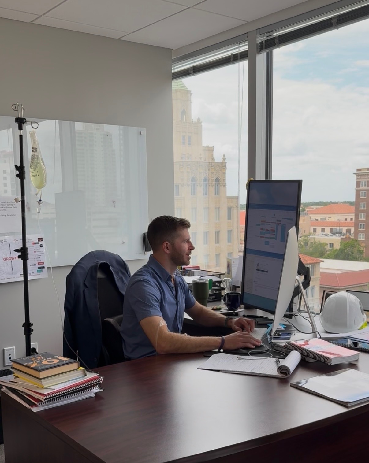 Ryan, Keller Williams office leader in St. Pete — Salty Fluids IV hydration client